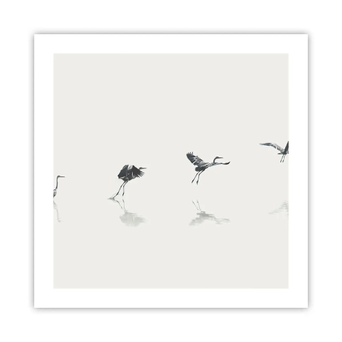 Poster - Patru pași simpli - 50x50 cm