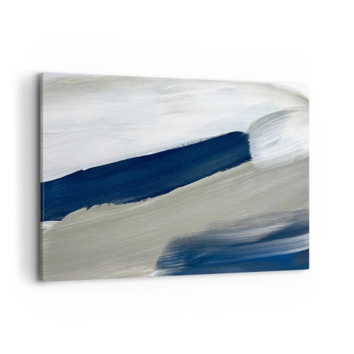 Tablou pe pânză - Întâlnire cu albul - 100x70 cm