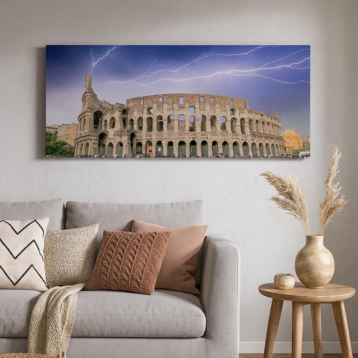 Tablou pe pânză - Arena de luptă - 30x30 cm