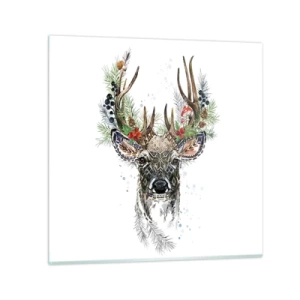 Tablou pe sticlă - În ținută festivă - 60x60 cm