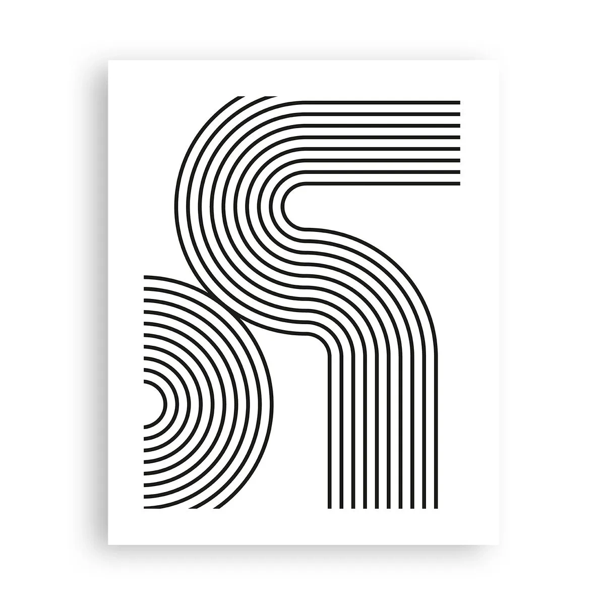 Poster - Pe o curbă - 40x50 cm