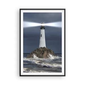 Poster în ramă neagră - Aici... aici...! - 61x91 cm