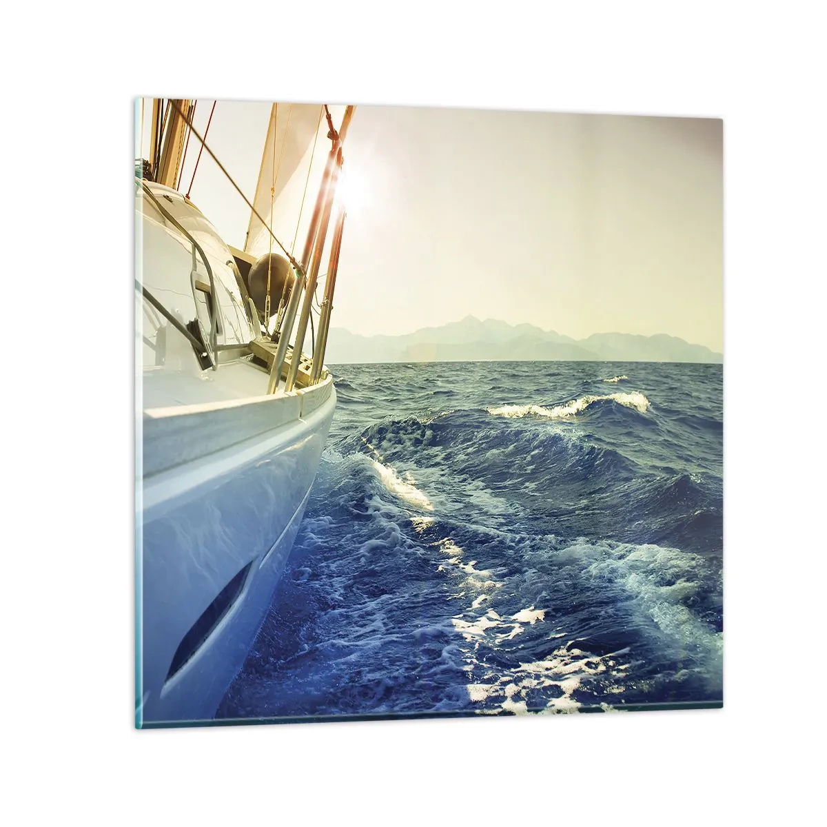 Tablou pe sticlă - După aventură - 60x60 cm