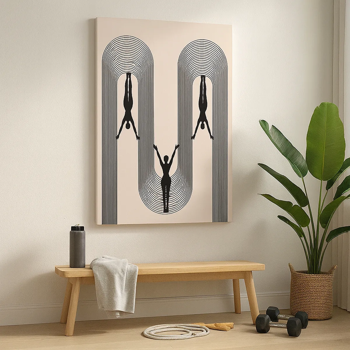 Tablou pe pânză - Cu susul în jos - 50x70 cm