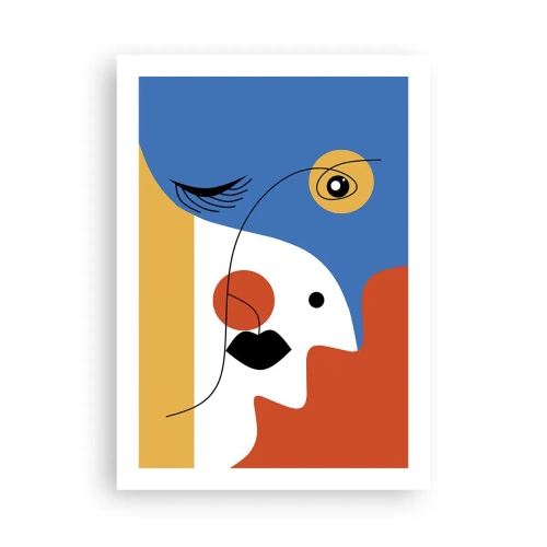 Poster - Portret deconstruit - 50x70 cm