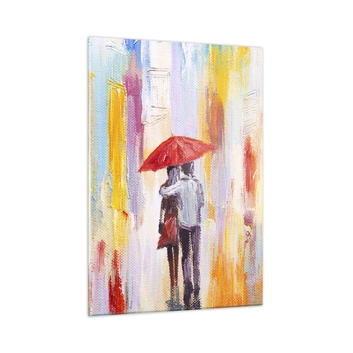 Tablou pe sticlă - Să plouă în continuare - 50x70 cm
