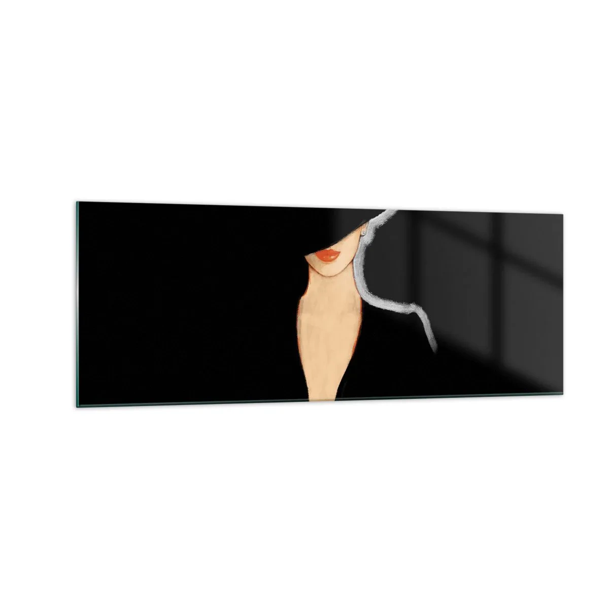 Tablou pe sticlă - Eleganță și stil - 140x50 cm