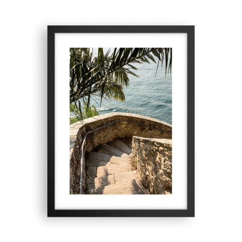 Poster în ramă neagră - Sub soarele Italiei - 30x40 cm