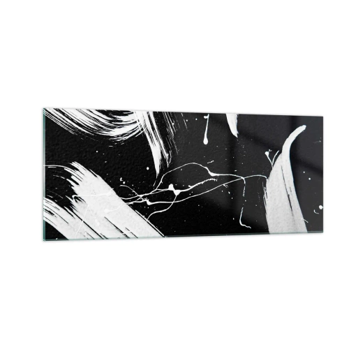 Tablou pe sticlă - Abisul întunericului - 100x40 cm