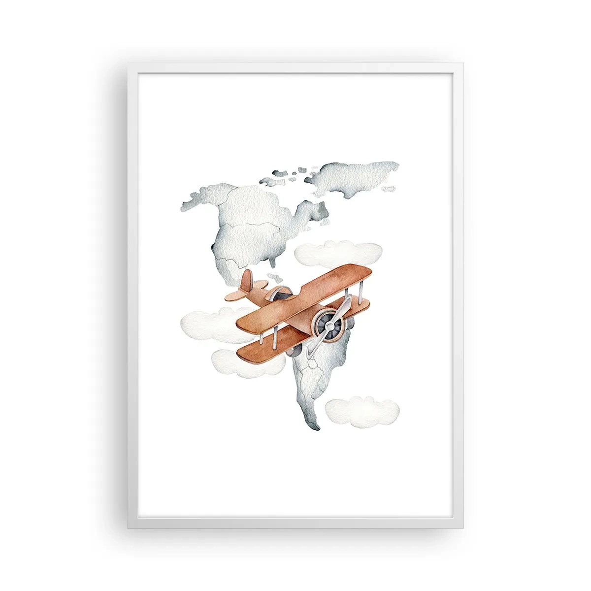 Poster în ramă albă - În spirit de pionierat - 50x70 cm