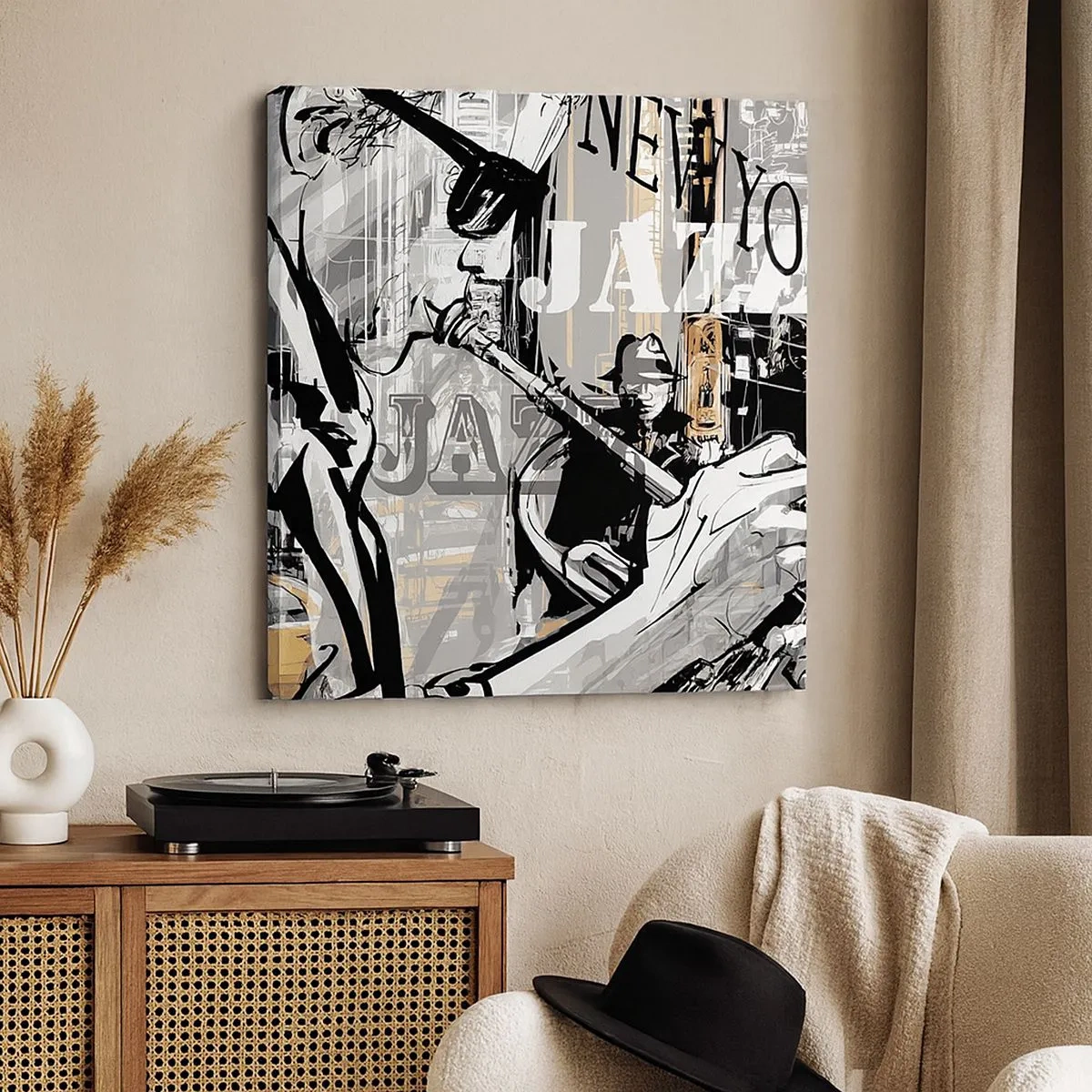 Tablou pe pânză - În ritmul New York-ului - 30x30 cm