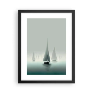 Poster în ramă neagră - Create din ceață - 30x40 cm