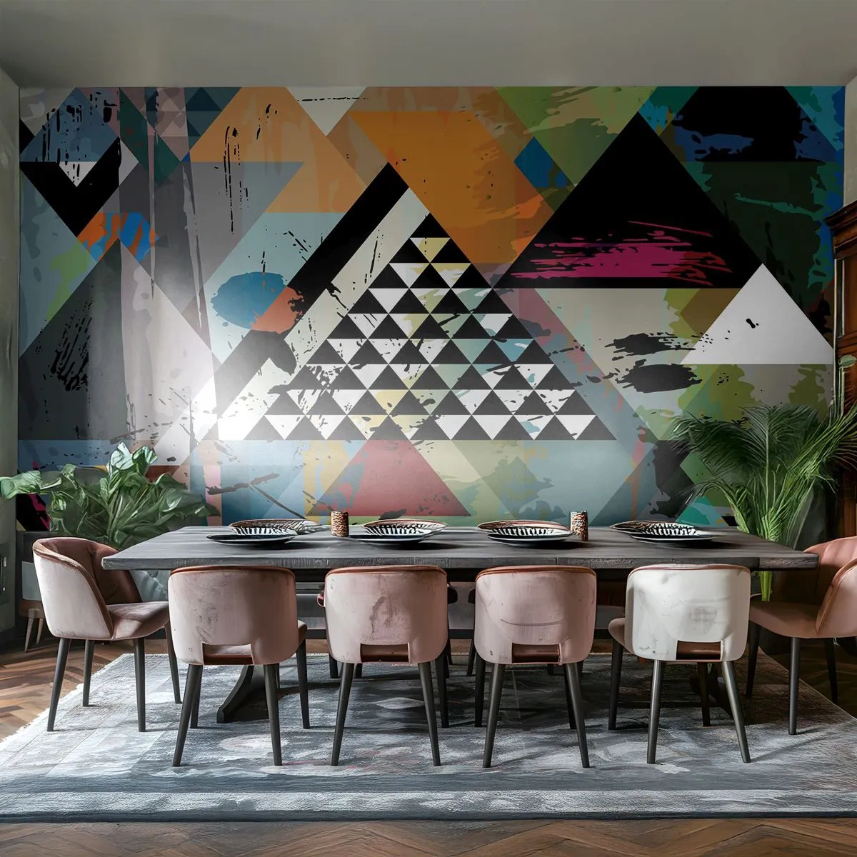 Tapet Standard Eco - Cât de simplu - Abstracția, Bucată, Grafică - 200x140 cm