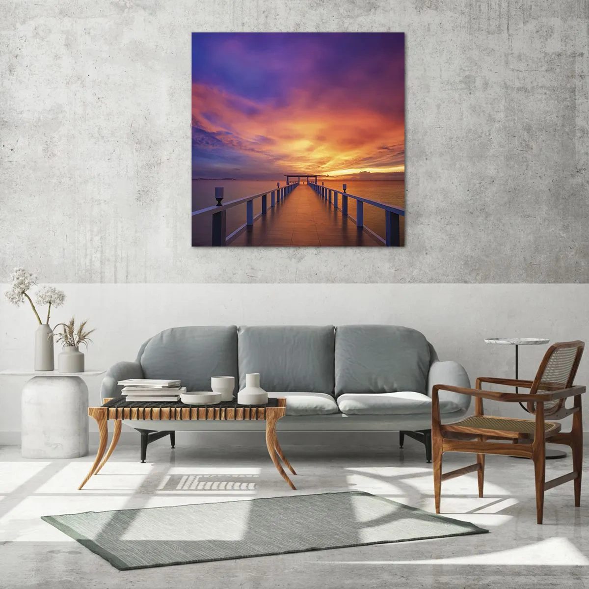 Tablou pe sticlă - Fără sfârșit - 40x40 cm