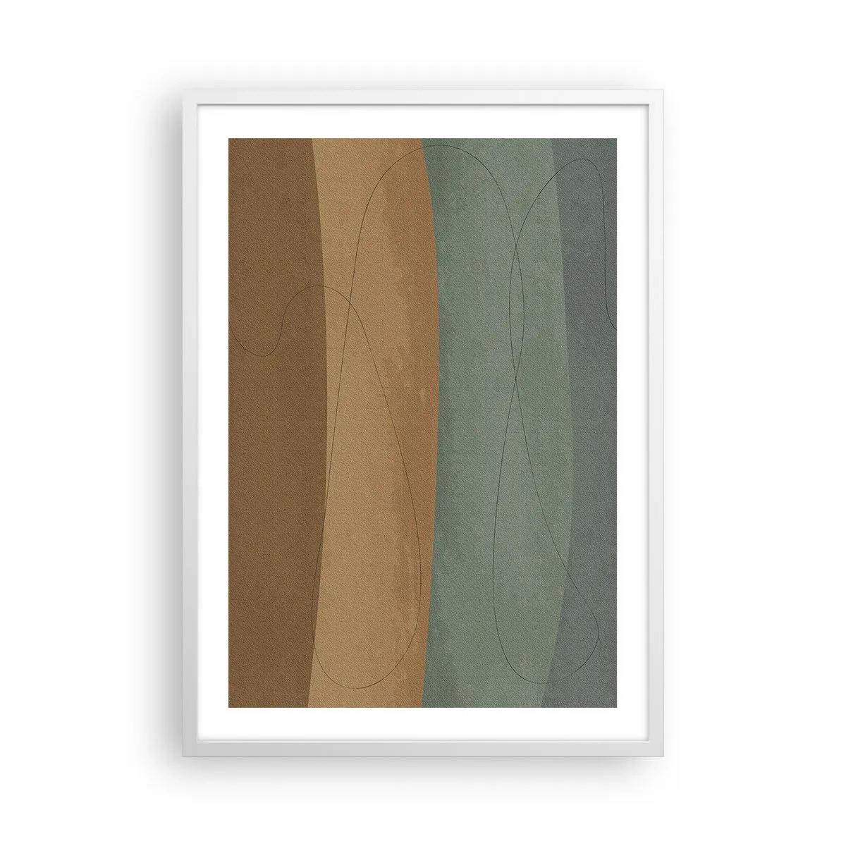 Poster în ramă albă - Compoziție orizontală - 50x70 cm