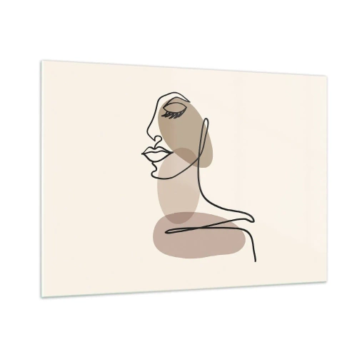 Tablou pe sticlă - Ascultându-se pe sine - 100x70 cm