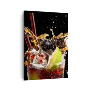 Tablou pe pânză - Bucurie și energie colorată - 50x70 cm