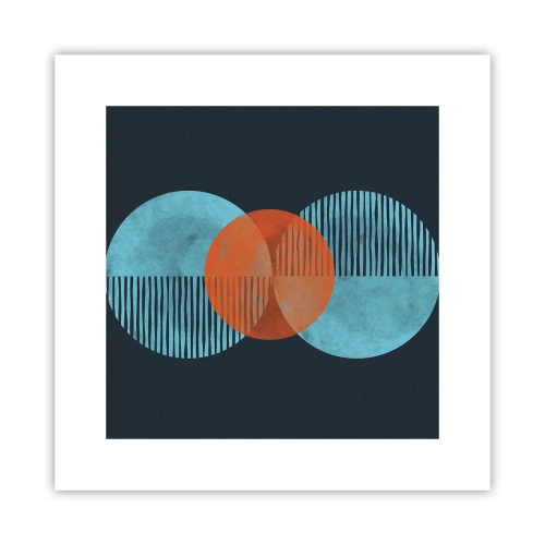 Poster - Compoziție simetrică - 30x30 cm