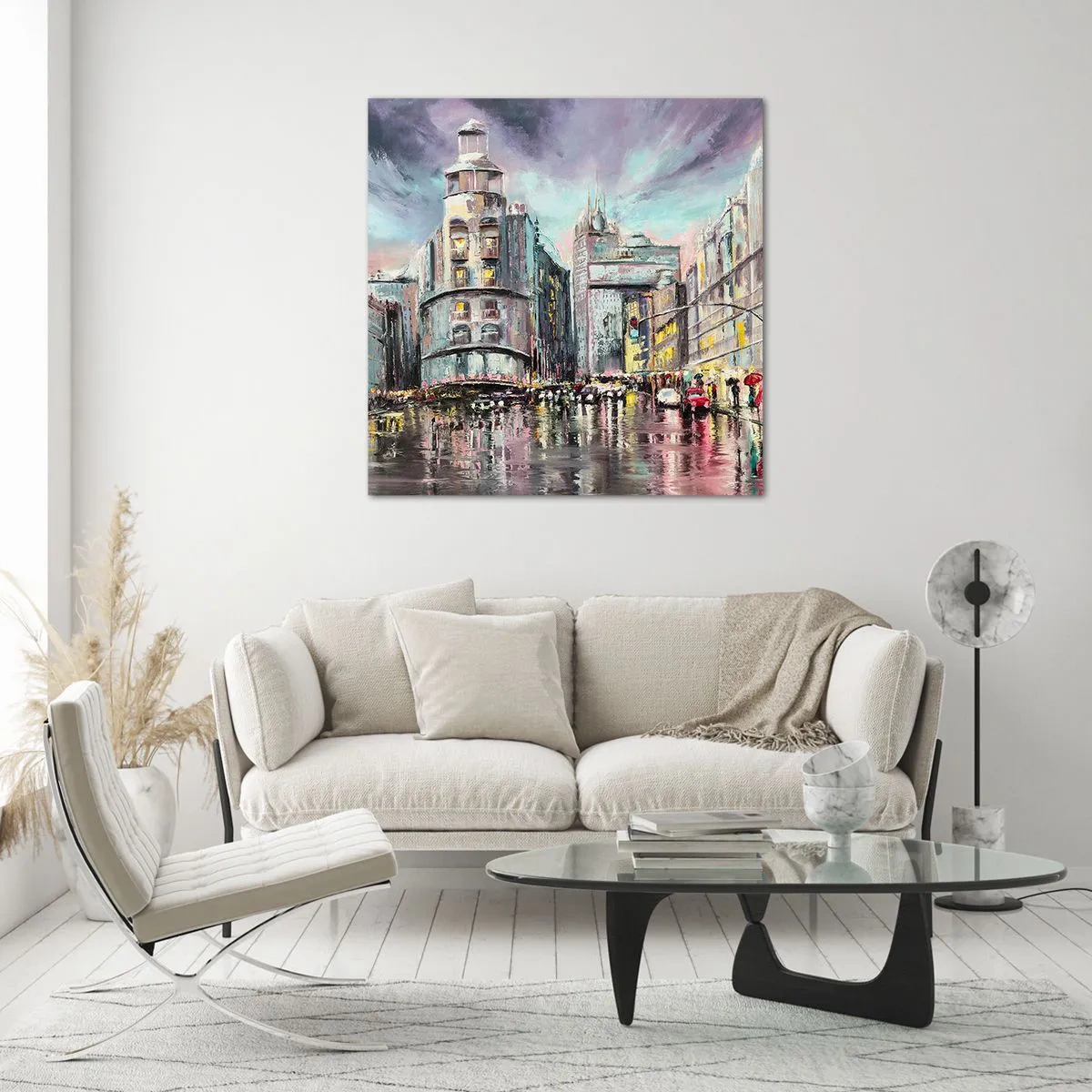 Tablou pe sticlă - Va fi o seară de succes - 50x50 cm