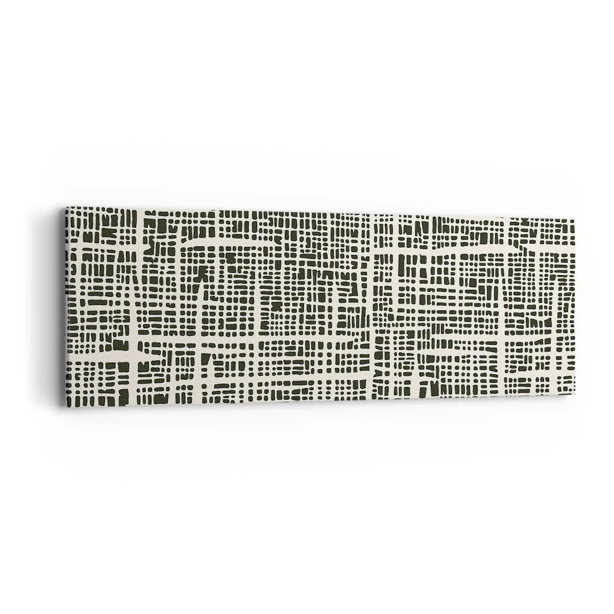 Tablou pe pânză - O compoziție țesută - 90x30 cm