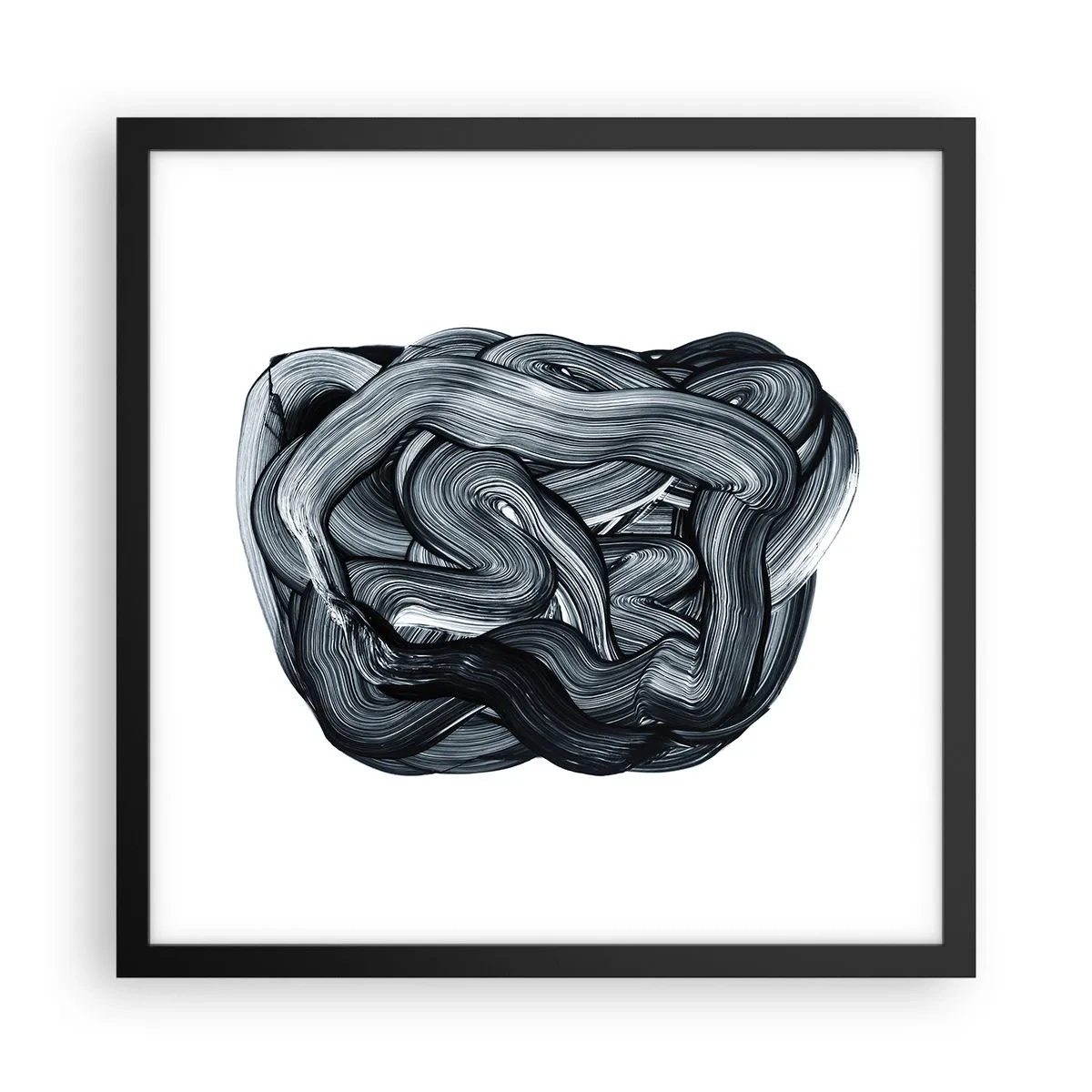 Poster în ramă neagră - Nu este atât de simplu - 40x40 cm