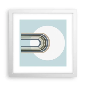 Poster în ramă albă - Atracție irezistibilă - 30x30 cm