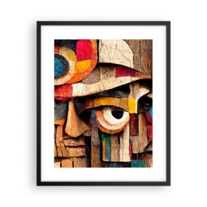 Poster în ramă neagră - Te văd... - 40x50 cm