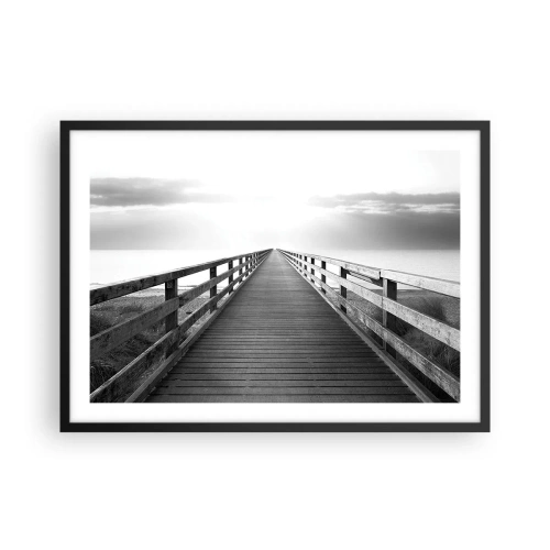 Poster în ramă neagră - Departe, departe... - 70x50 cm