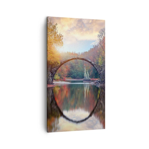 Tablou pe pânză - De cealaltă parte a oglinzii - 45x80 cm