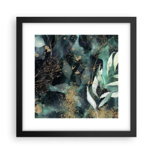 Poster în ramă neagră - Grădina fermecată - 30x30 cm