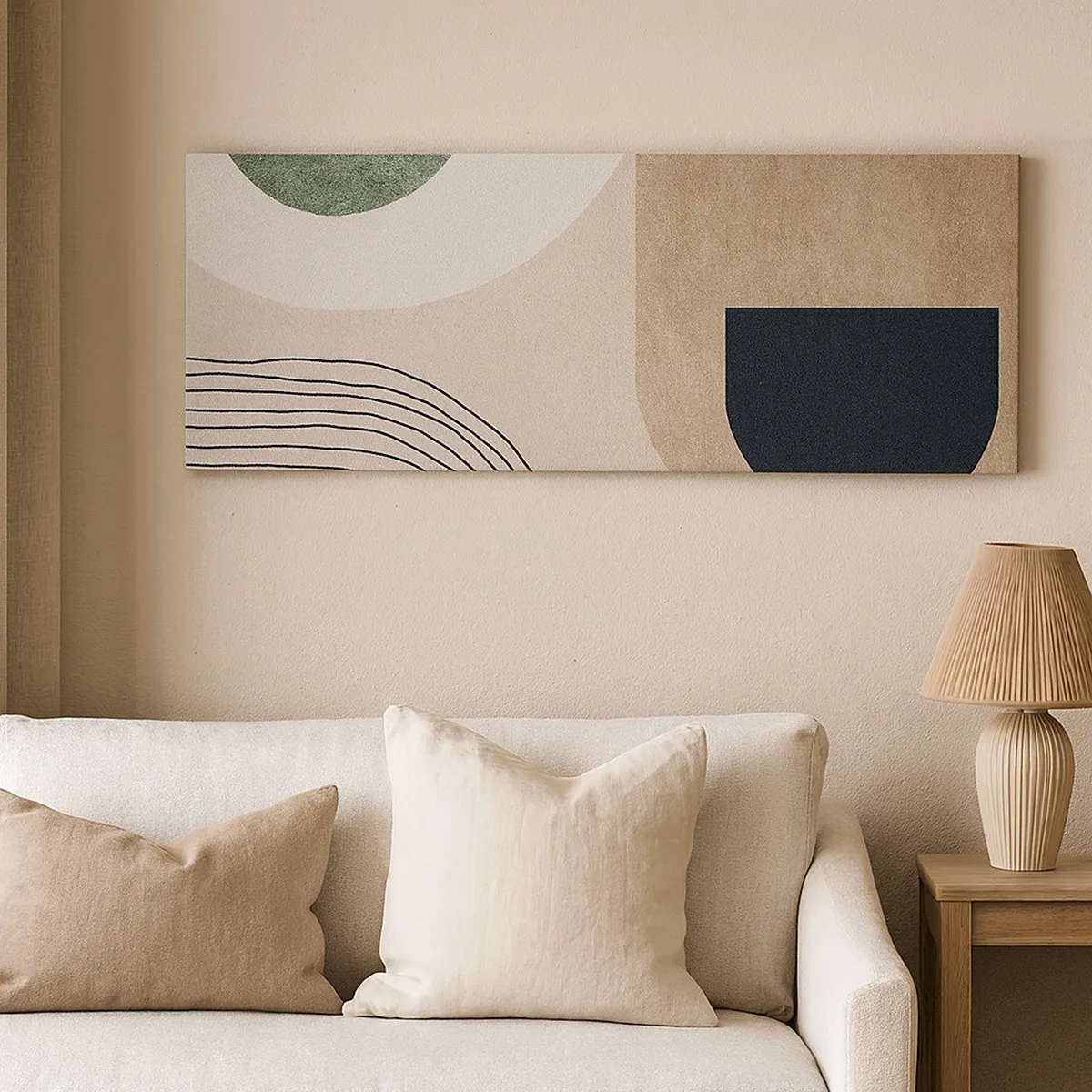 Tablou pe pânză - Blândețea ovalului - 30x30 cm