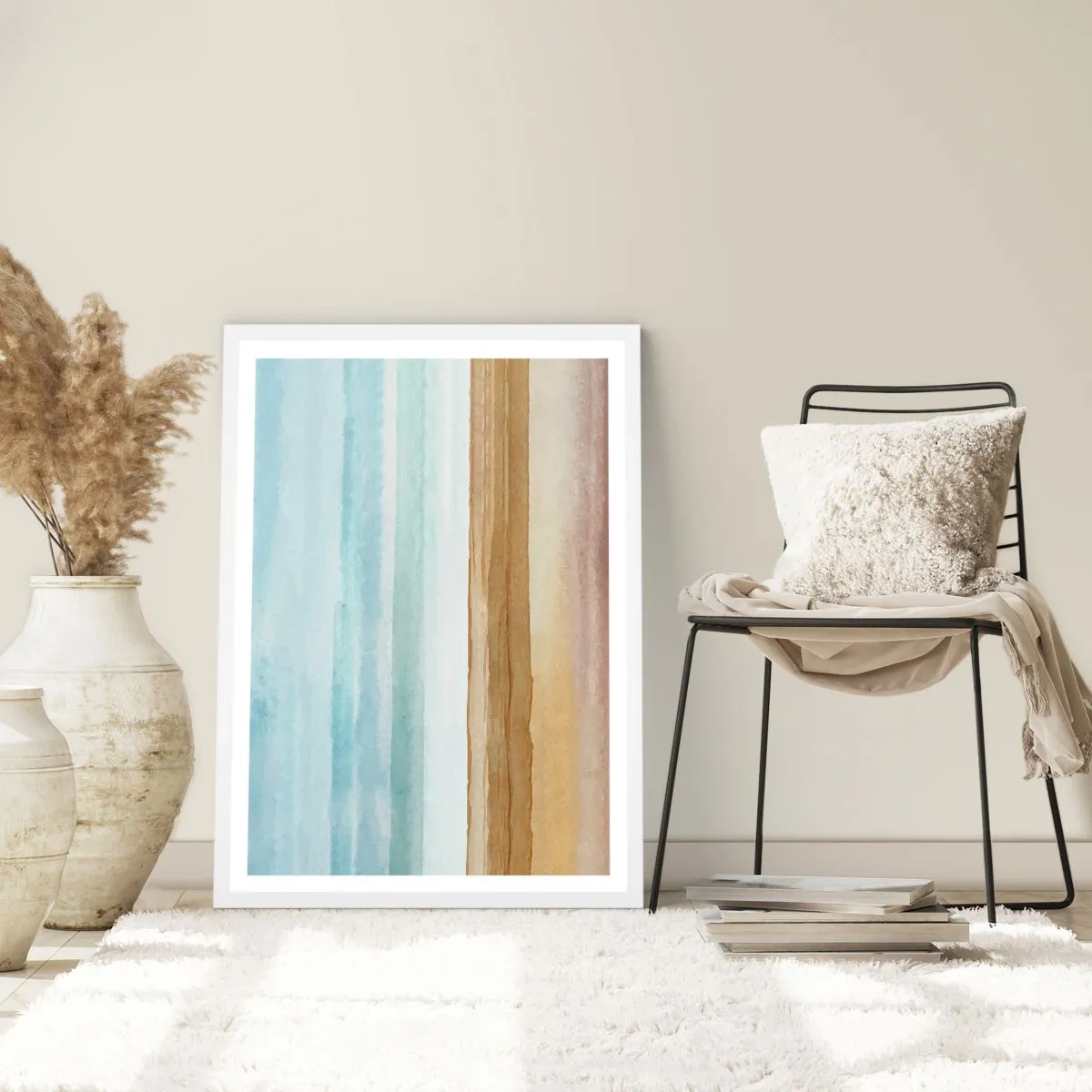 Poster în ramă albă - Serenitate - 70x100 cm