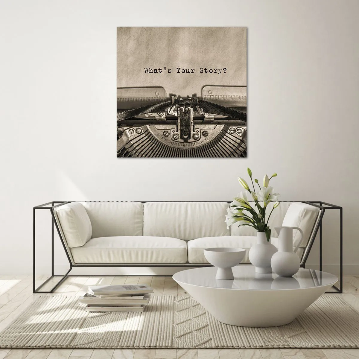 Tablou pe sticlă - Spune-mi - 30x30 cm