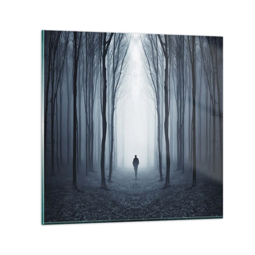 Tablou pe sticlă - Și totul este simplu și clar - 70x70 cm