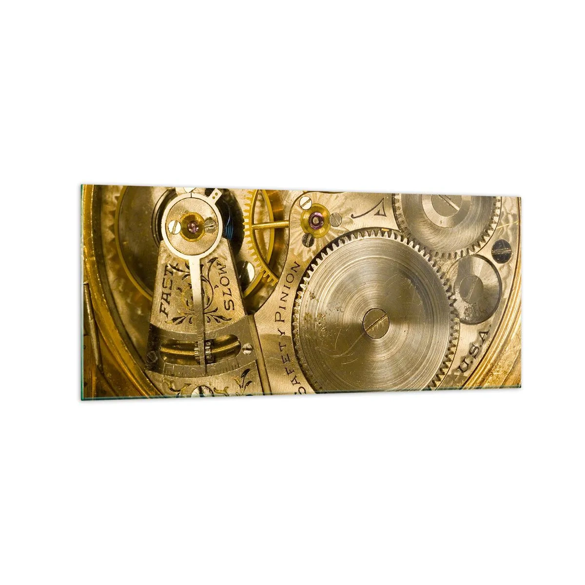 Tablou pe sticlă - Fii în pas cu vremurile - 120x50 cm