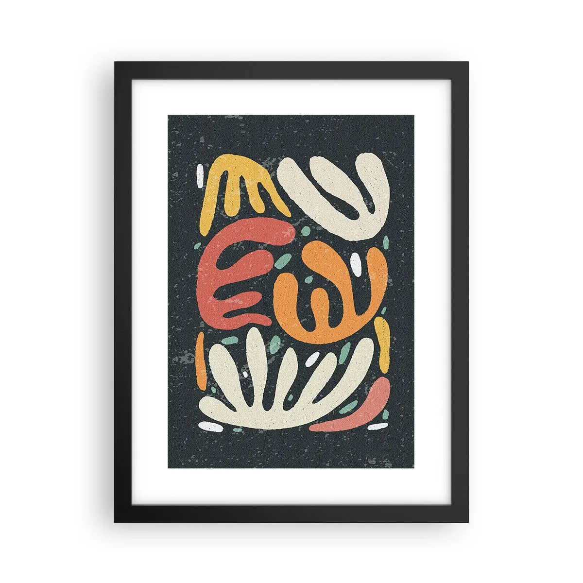 Poster în ramă neagră - Compoziție - te-am prins - 30x40 cm