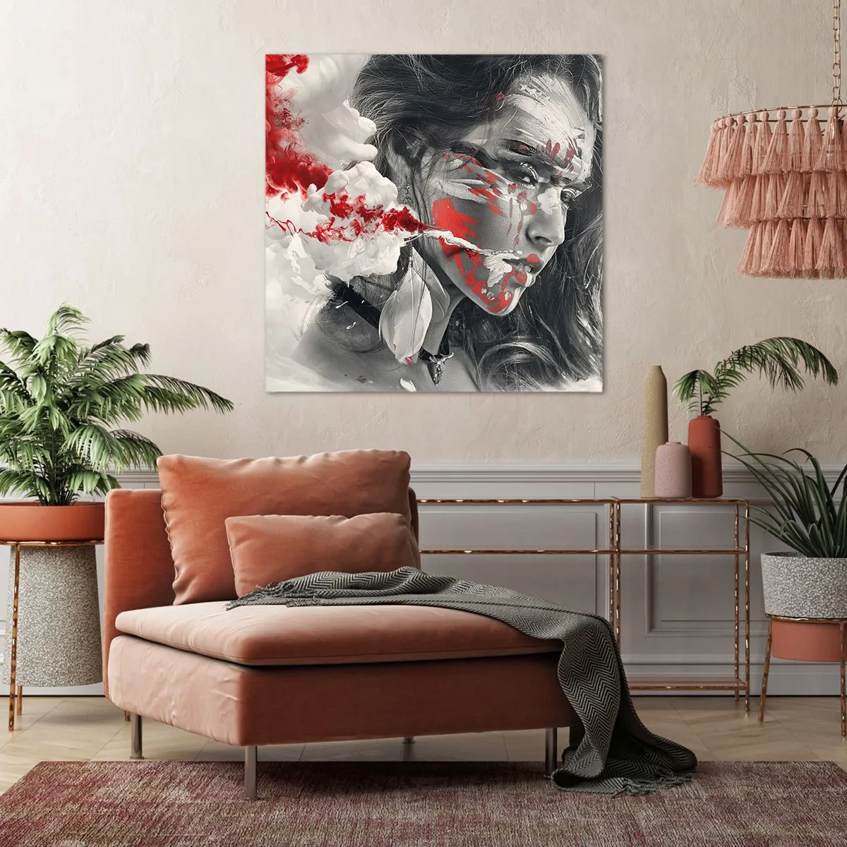 Tablou pe pânză - În aburul absurdului - 30x30 cm