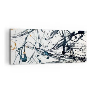 Tablou pe pânză - Abstracție expresionistă - 100x40 cm