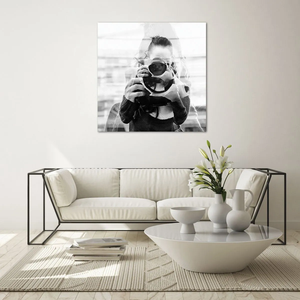 Tablou pe sticlă - Creator și material - 50x50 cm