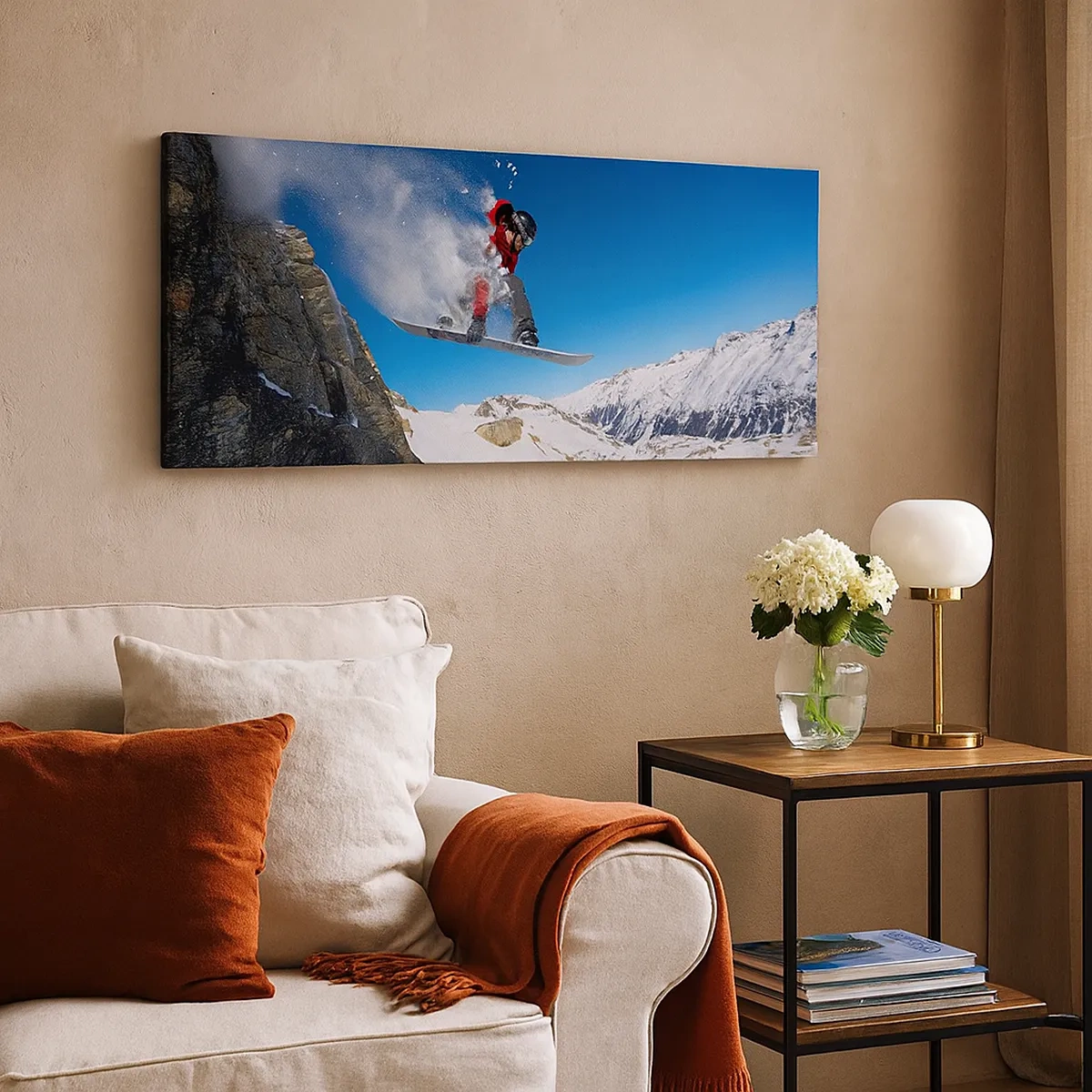 Tablou pe pânză - Și ai devenit parte din spațiul - 30x30 cm