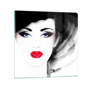 Tablou pe sticlă - Respinge și cheamă - 70x70 cm