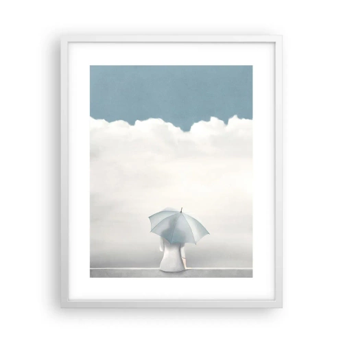 Poster în ramă albă - La limita dintre realitate și vise - 40x50 cm
