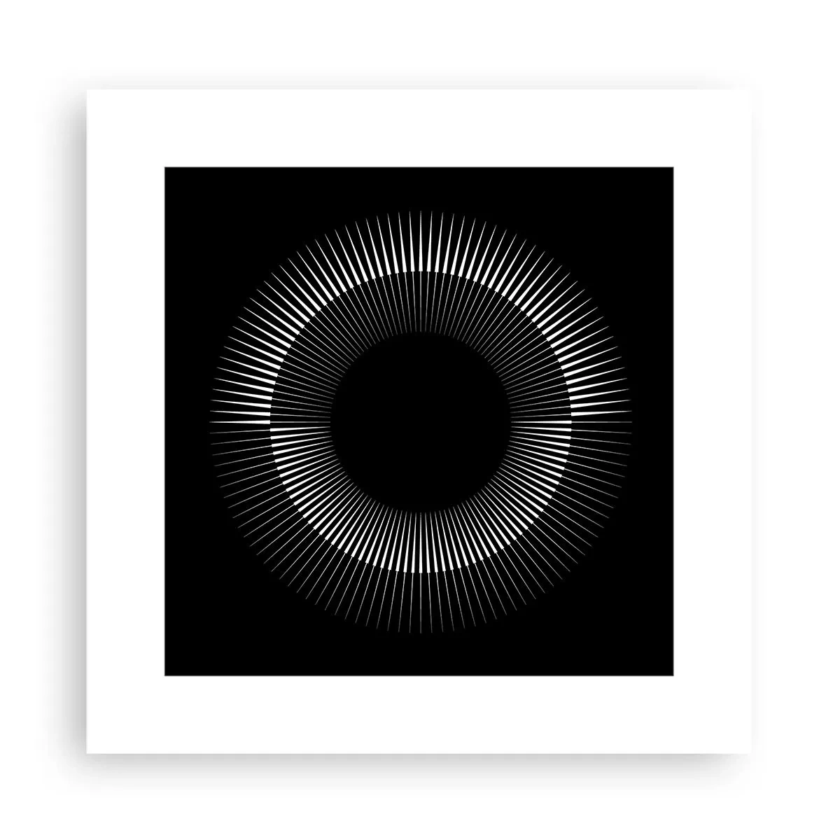 Poster - Soarele Negru - 30x30 cm