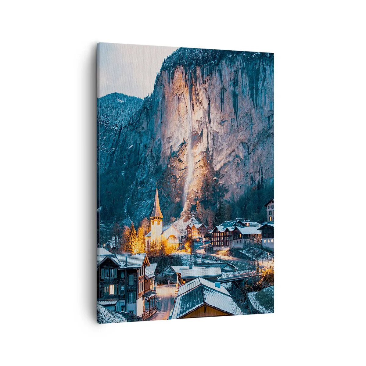 Tablou pe pânză - Spiritul luminos al iernii - 50x70 cm