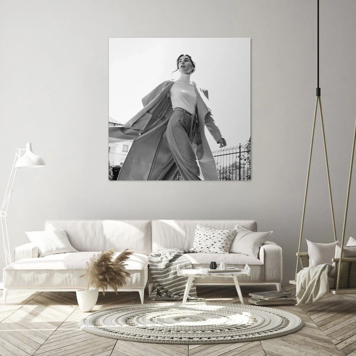 Tablou pe pânză - Vii cu mine? - 70x70 cm