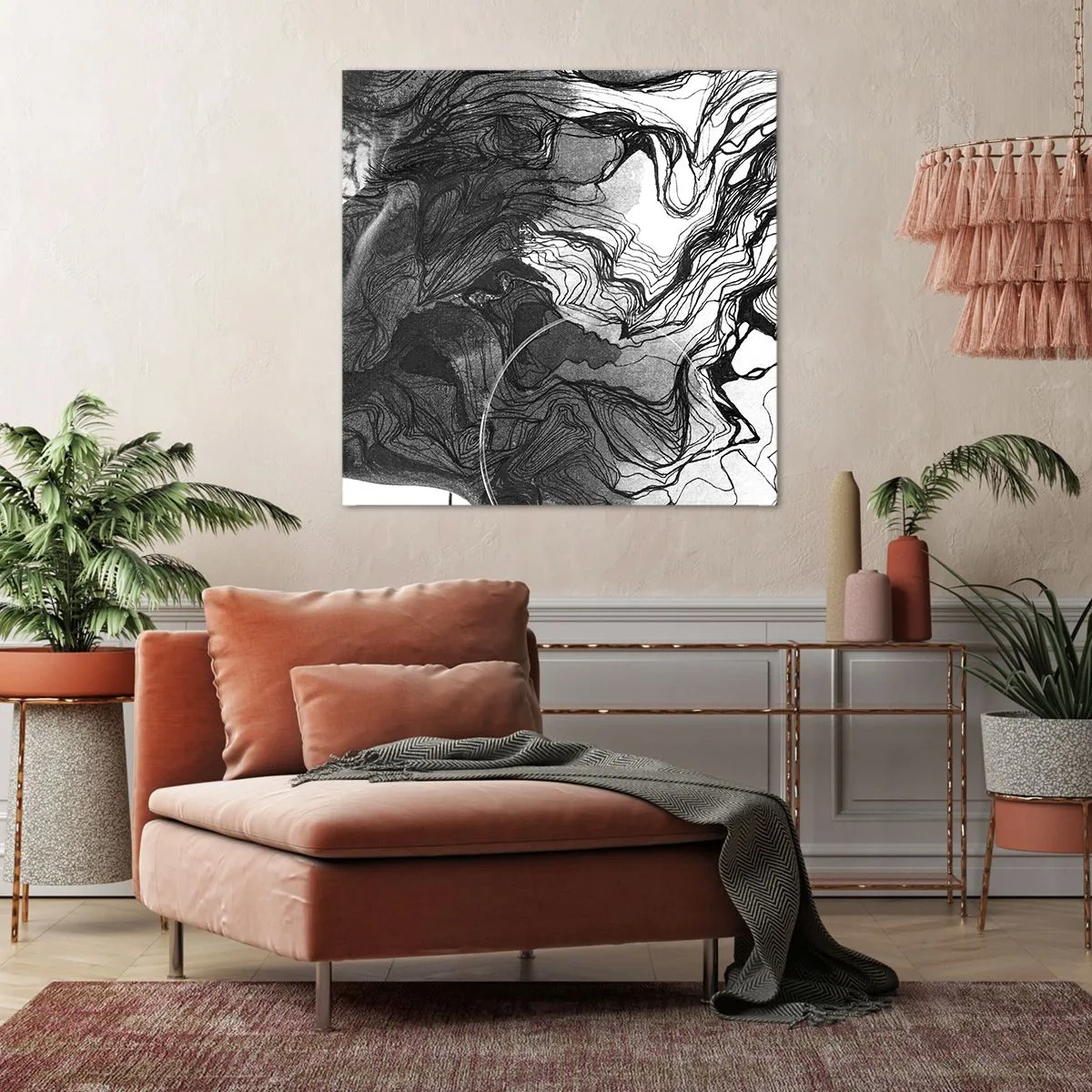 Tablou pe pânză - Încurcată în vise - 60x60 cm