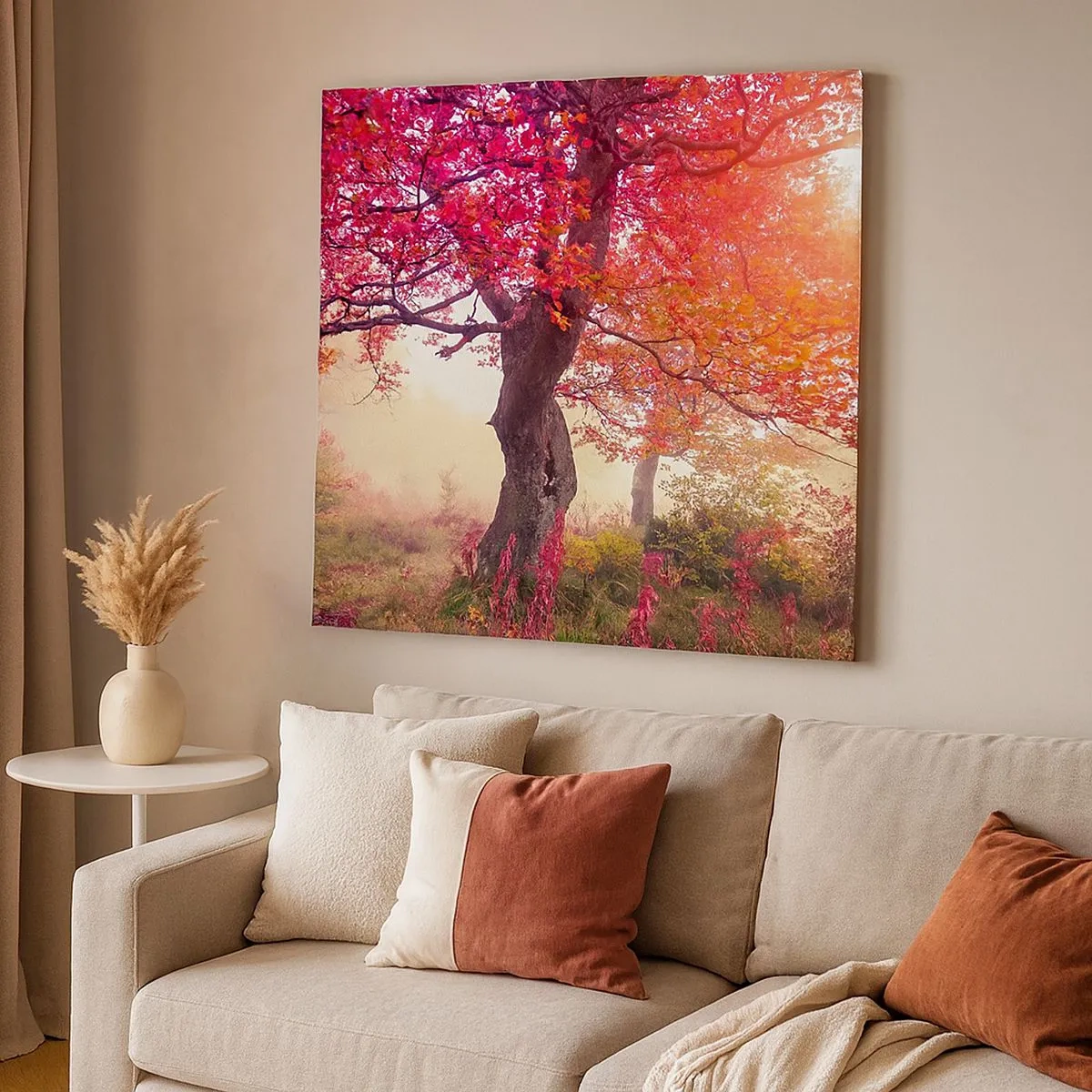 Tablou pe pânză - O frenezie de înflorire - 30x30 cm