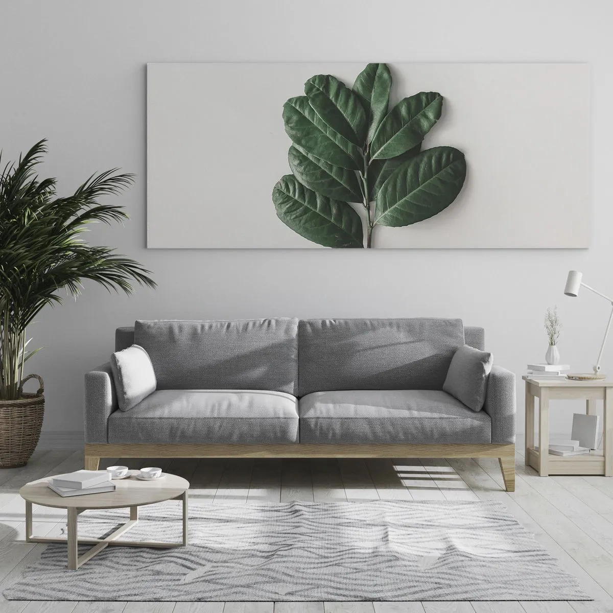 Tablou pe sticlă - Desenul naturii însăși - 120x50 cm