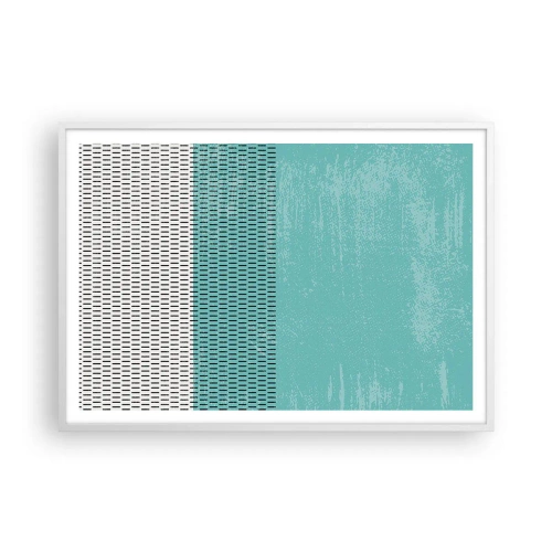 Poster în ramă albă - Compoziție echilibrată - 100x70 cm