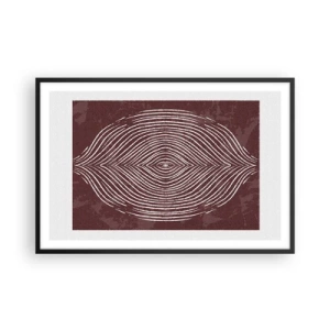 Poster în ramă neagră - Spațiul vorbește - 91x61 cm